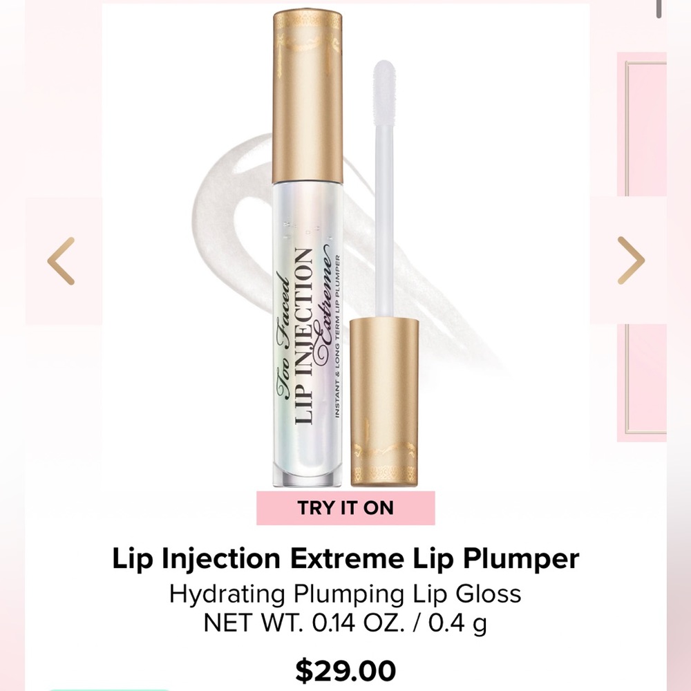 Too Faced Lip Injection EXTREME Lip Plumper